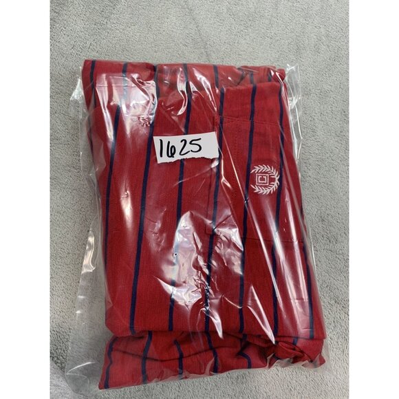 Chaps Mens XXL Red Striped Crewneck T-Shirt 100% Cotton NWT - Picture 9 of 9